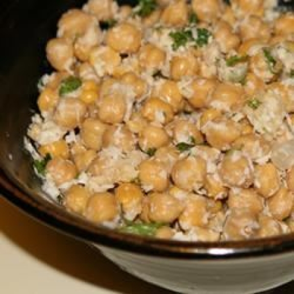 Chickpea Coconut Salad