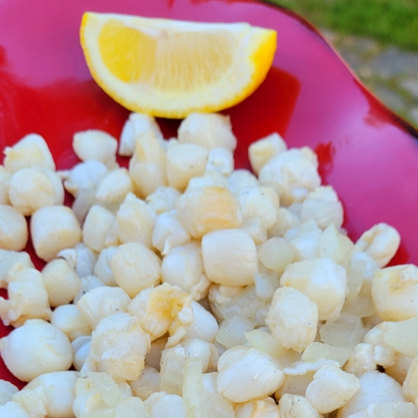 Grilled Bay Scallops