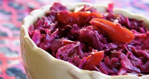 Red Cabbage With Apricots And Balsamic Vinegar