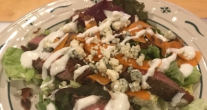 Bacon Blue Cheese Flat Iron Salad