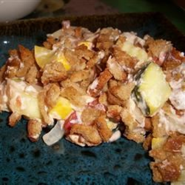 Squash Casserole with Cream of Chicken Soup