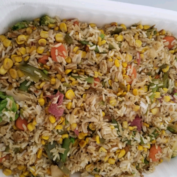 Pineapple Fried Rice with Ham