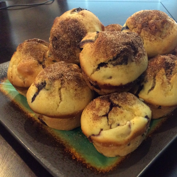 Blueberry Peach Muffins