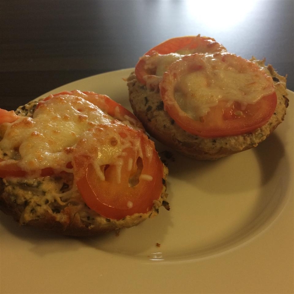 Carrie's Garlic Pesto Tuna Salad Sandwiches