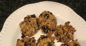 Nutty Banana Oat Date Cookies