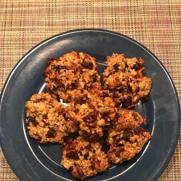 Nutty Banana Oat Date Cookies