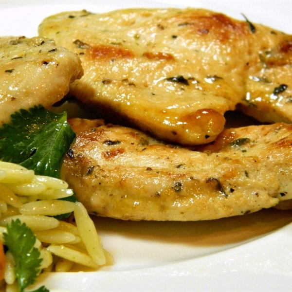 Chicken con Vino e Aglio (with Wine and Garlic)