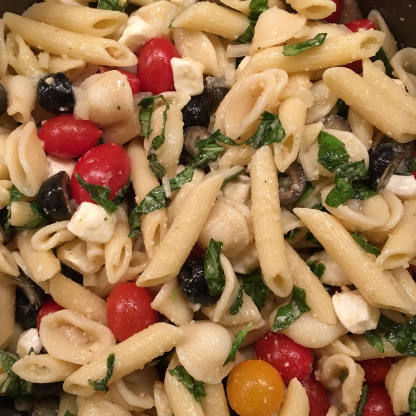 Penne, Tomato, and Mozzarella Salad