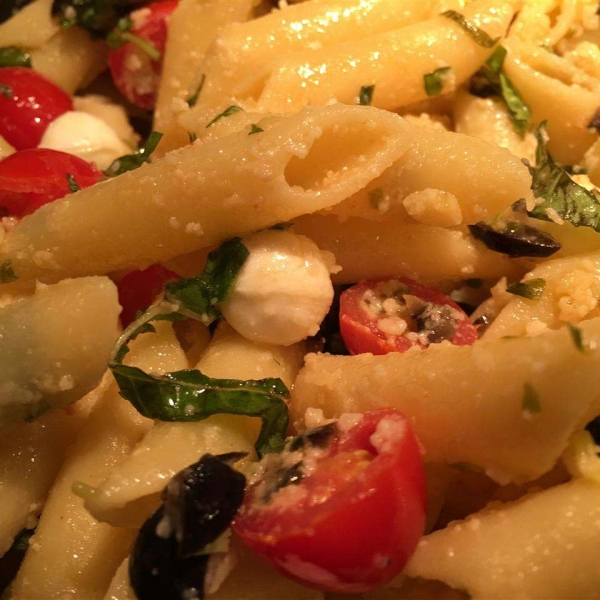 Penne, Tomato, and Mozzarella Salad