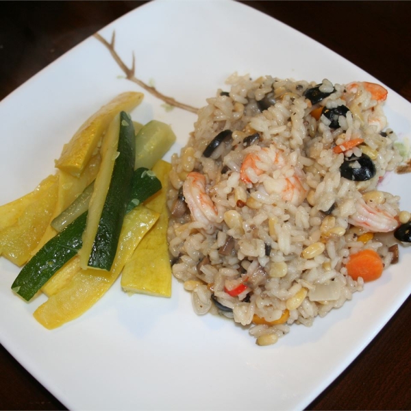 Prawn and Pine Nut Risotto