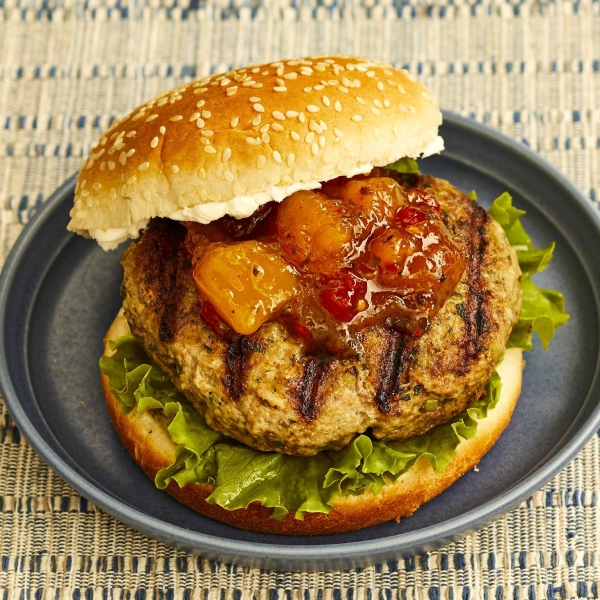 Grilled Lamb Burgers