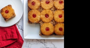 Vegan Pineapple Upside-Down Cake