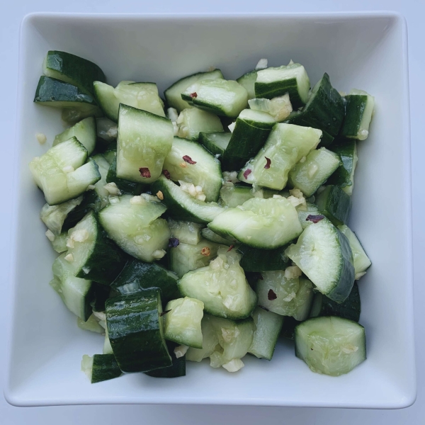 Smashed Cucumber Salad