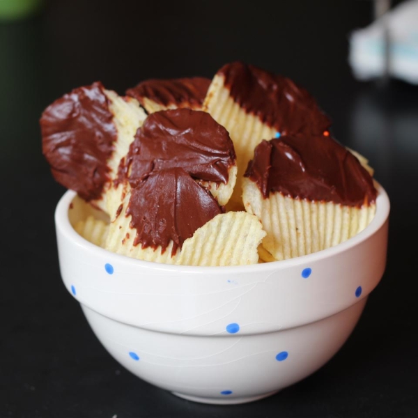 Chocolate Covered Potato Chips