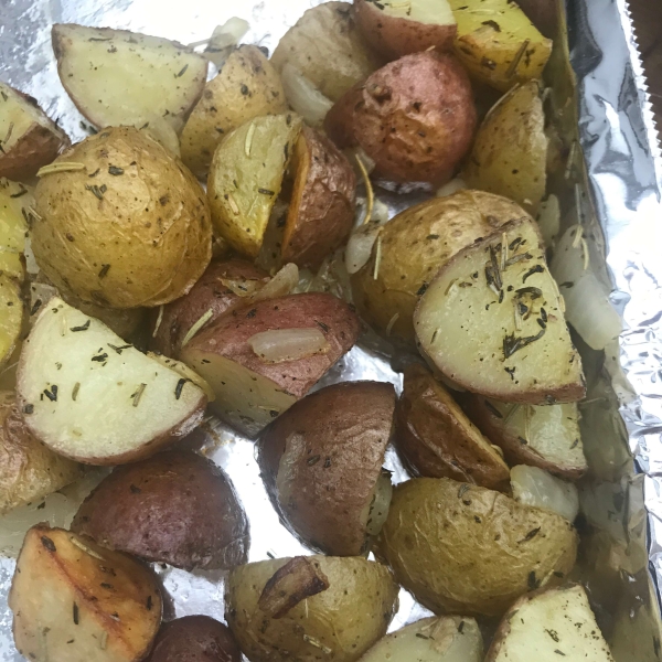 Roasted Rosemary Onion Potatoes