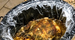 Slow Cooker Whole Chicken with Lemon