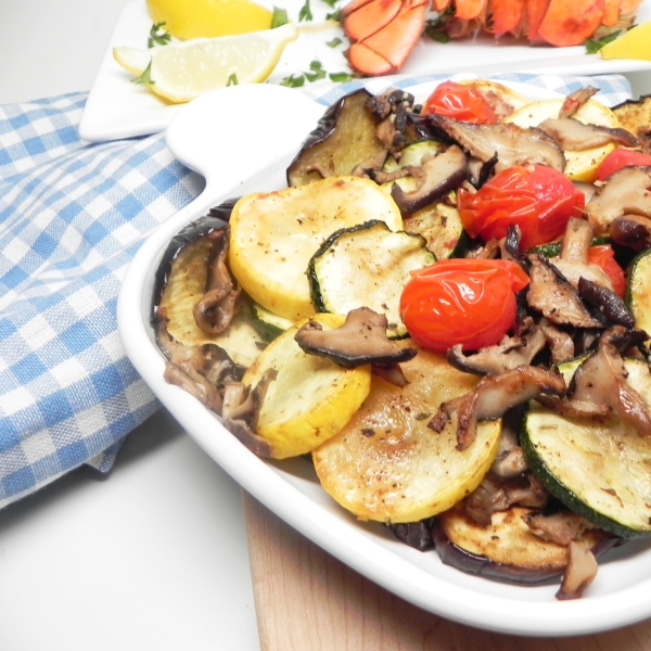 Air-Fried Mediterranean Vegetable Medley