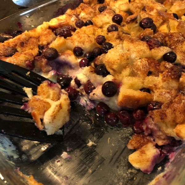 Beth's Blueberry Bread Pudding