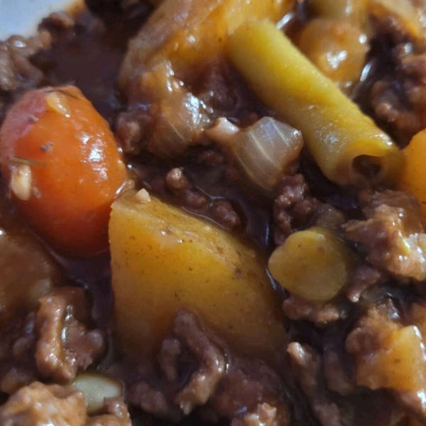 Ground Beef and Vegetable Stew