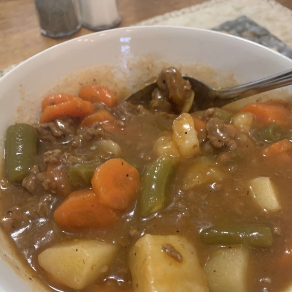 Ground Beef and Vegetable Stew