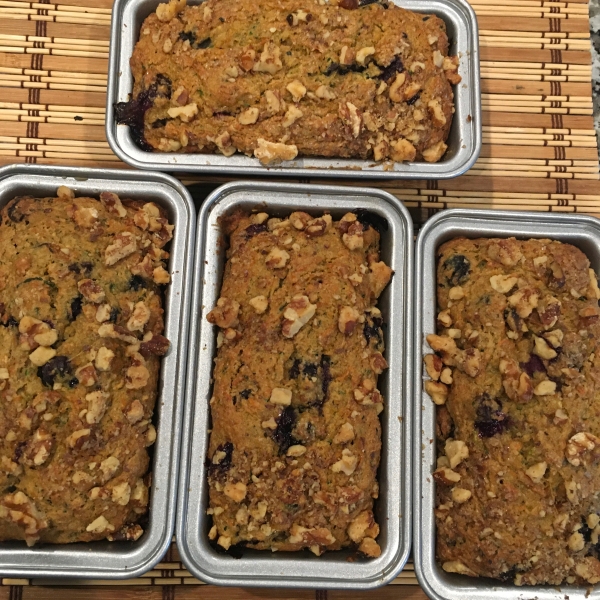 Blueberry Zucchini Bread