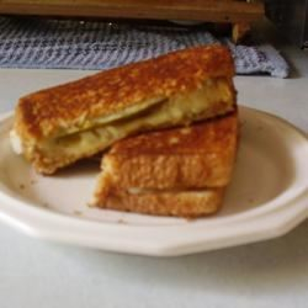 Grilled Cheese, Pickle and Vidalia Onion Sandwich