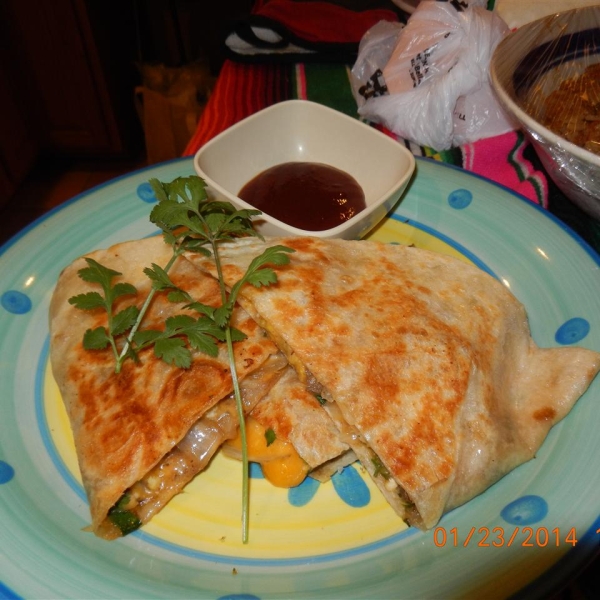 Smokehouse Burger Quesadillas