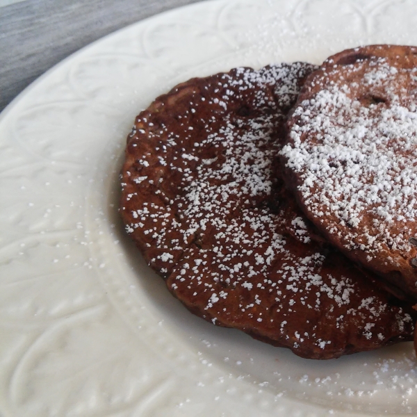 Zucchini Cocoa Pancakes