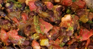 Black Bean, Corn, Tomato, and Shrimp Salad