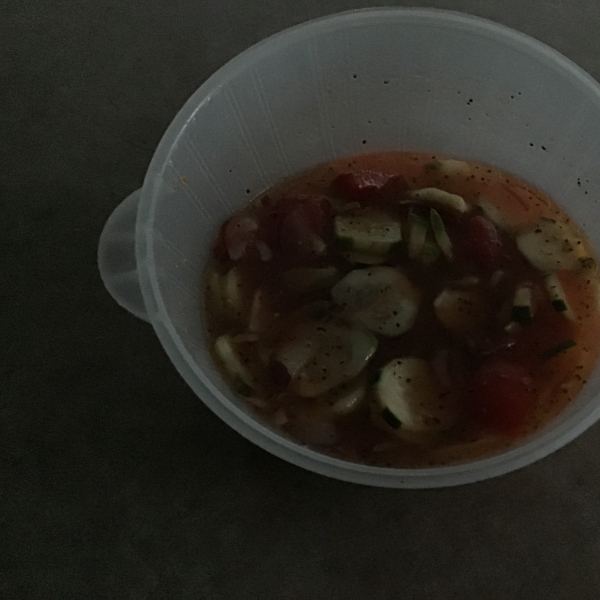 Marinated Cucumber, Onion, and Tomato Salad