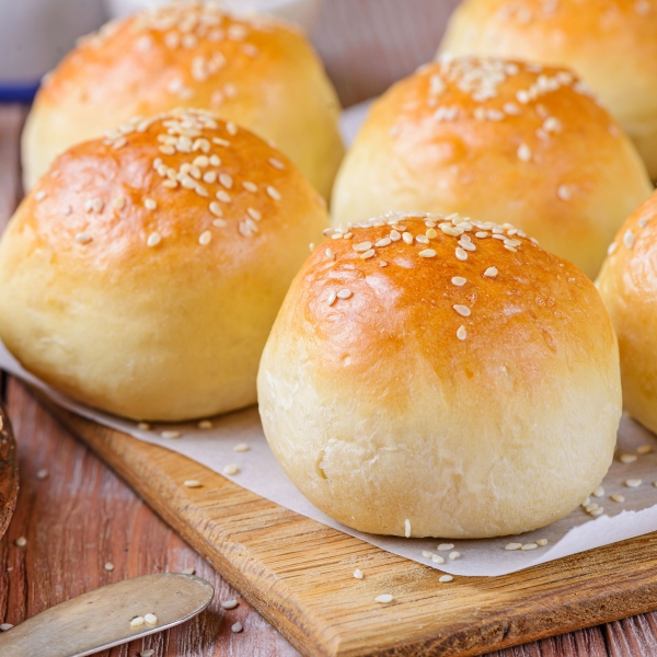 Soft-N-Fluffy Hamburger Buns