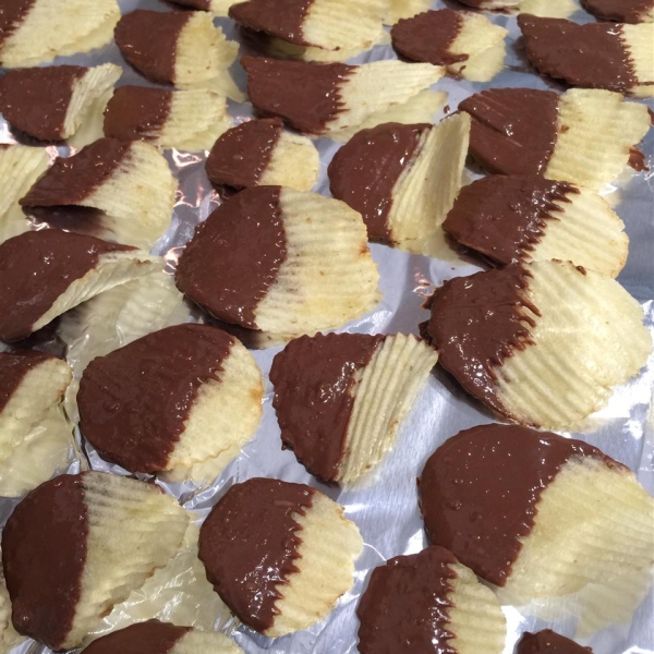 Chocolate Covered Potato Chips