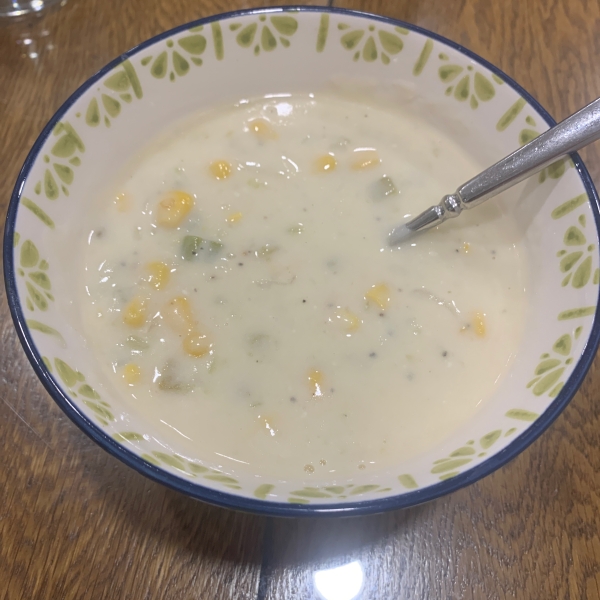 Cheesy Potato and Corn Chowder