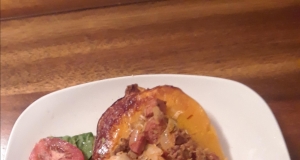 Turkey Sausage-Stuffed Delicata Squash