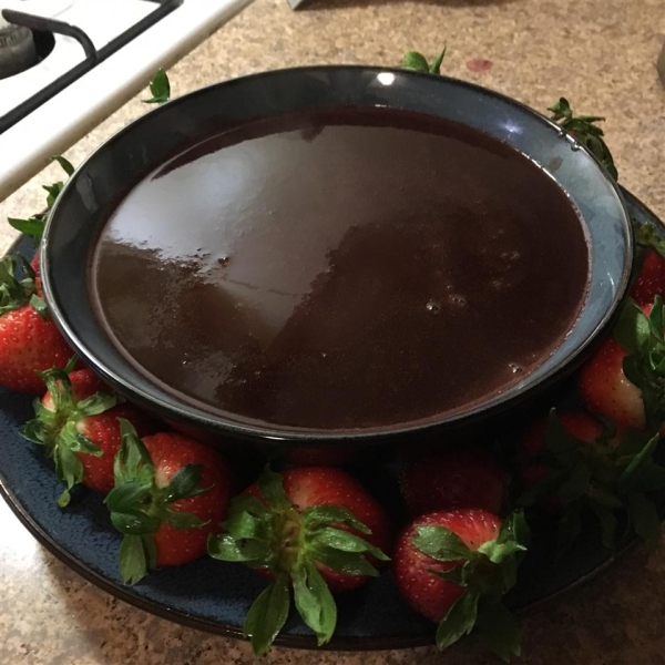 Dessert Chocolate Wine Sauce