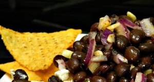 Easy Layered Black Bean Dip