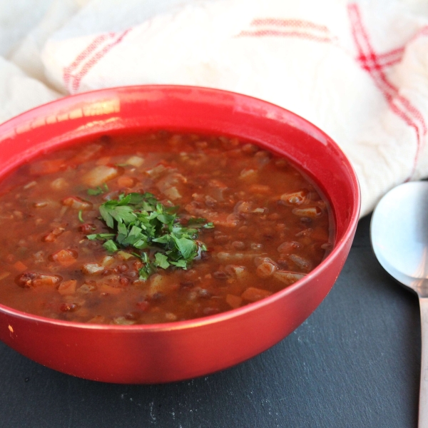 Hearty Greek Lentil Soup