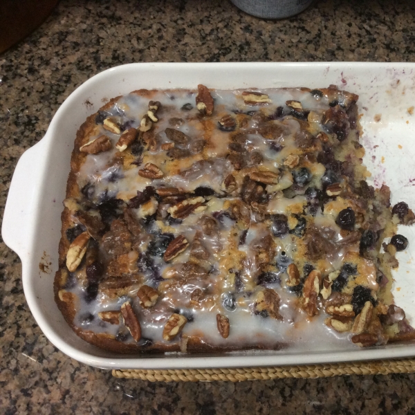 Blueberry-Banana Coffee Cake