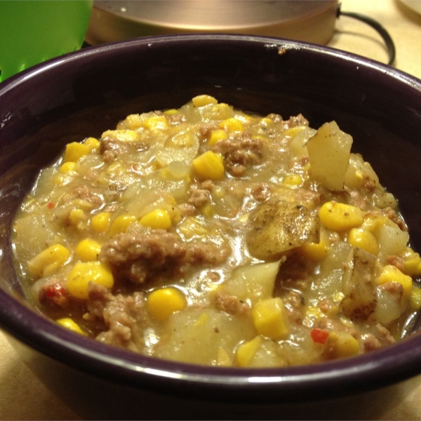 Hamburger Corn Soup