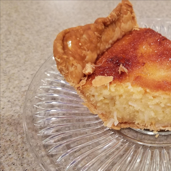 Pineapple Coconut Chess Pie