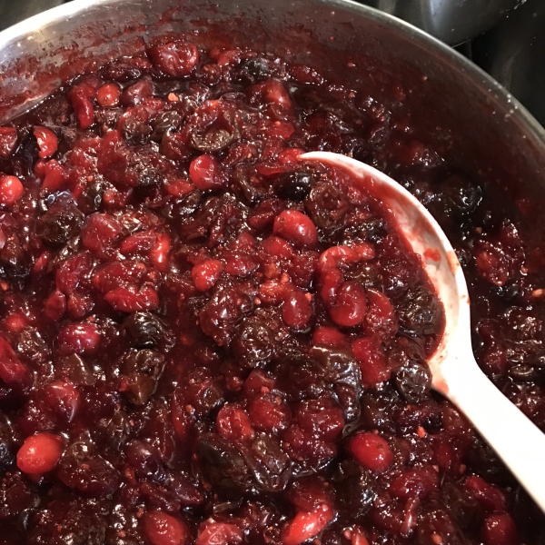 Tangerine Cherry Cranberry Sauce