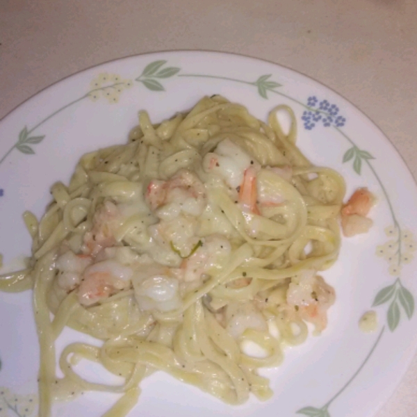 Shrimp Linguine Alfredo