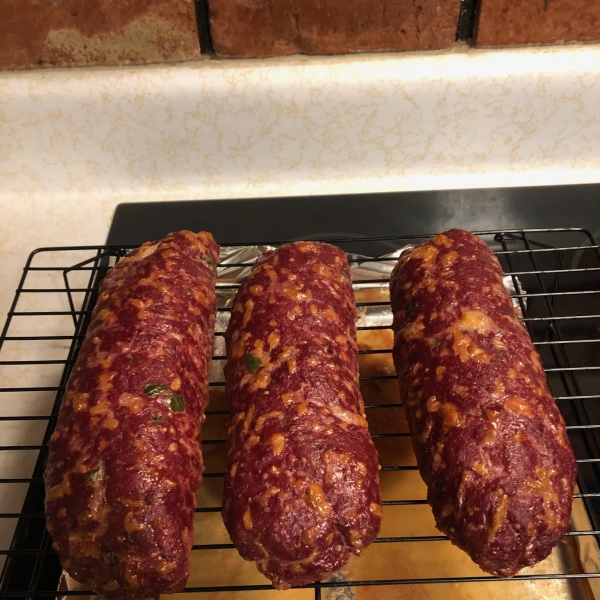 Venison Cheddar-Jalapeno Summer Sausage