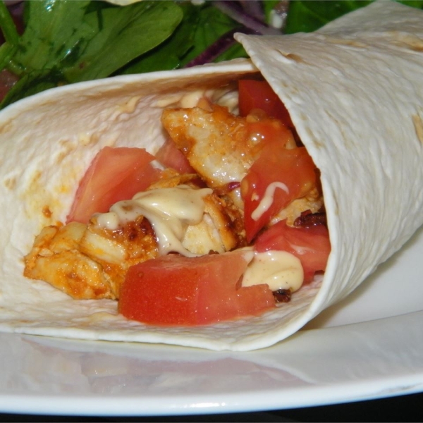 Buffalo Chicken and Ranch Wraps