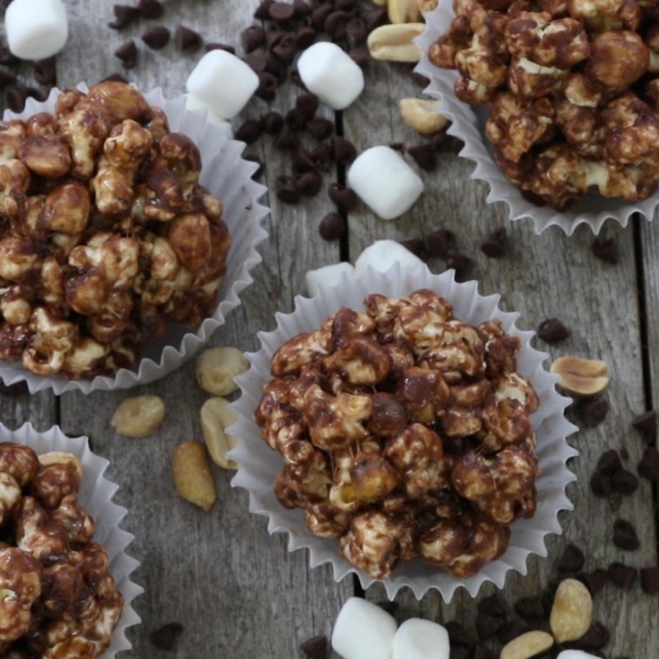 Rocky Road Popcorn Balls