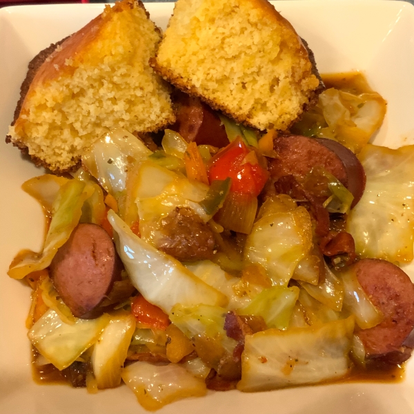 Kielbasa and Cabbage