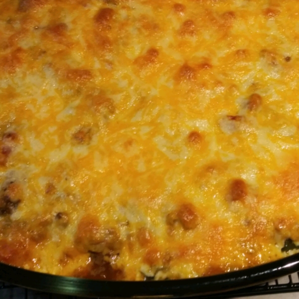 Baked Beef Chiles Rellenos Casserole