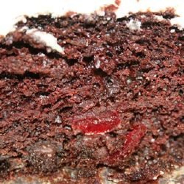 Chocolate Cherry Chip Cake