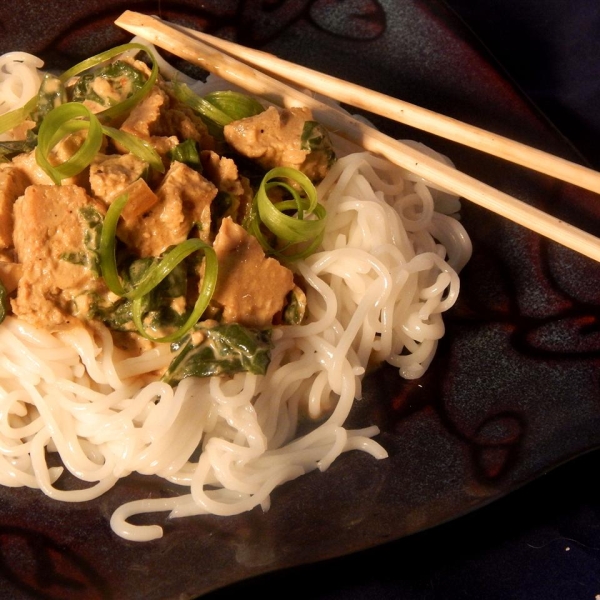 Seitan in Peanut Sauce or Vegetarian Gai Tua