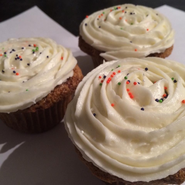 Carrot Cake Cupcakes with Cream Cheese Icing